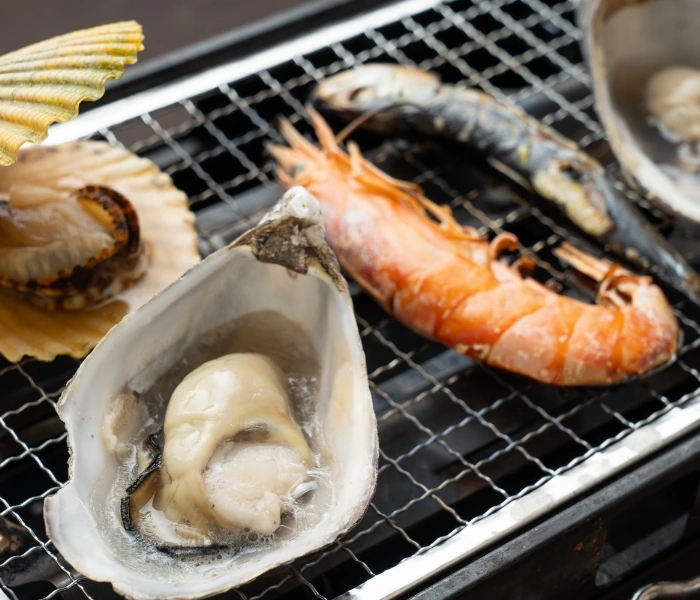 道の駅かまえ Buri Laboratory　浜焼き体験