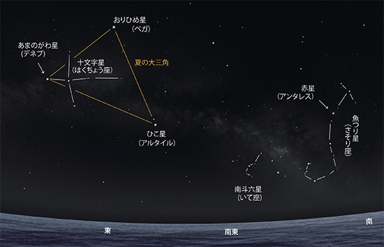 南東の空