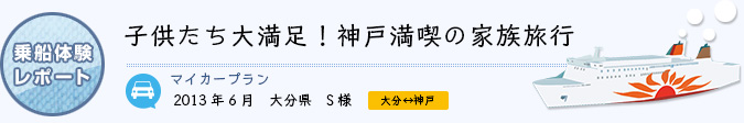 乗船体験レポート　2013年6月 大分県 S様