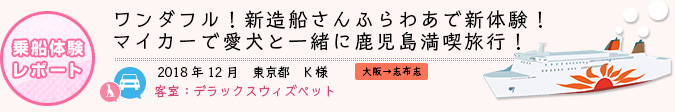 乗船体験レポート 2018年12月 東京都 K様