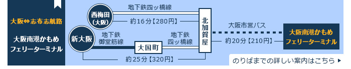 大阪⇔志布志航路 大阪南港かもめフェリーターミナル